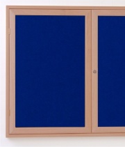 Eco Friendly Wood Frame Light Oak Notice Board